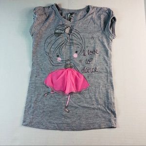 Girls ballerina shirt.